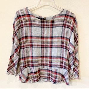 Zara Top with Zipper on Back